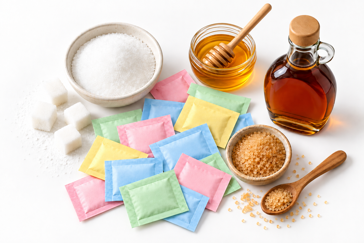 common sweetener packets